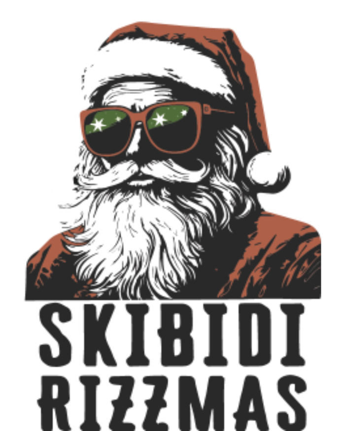 Skbidi Rizzmas Santa Claus Xmas Christmas Holiday Yupoong Adult 5-Panel Trucker Hat