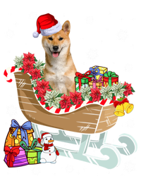 Cute Shiba Inu Dog Christmas Santa Hat Xmas Puppy Lover Cute Gift Tall Long Sleeve T-Shirt