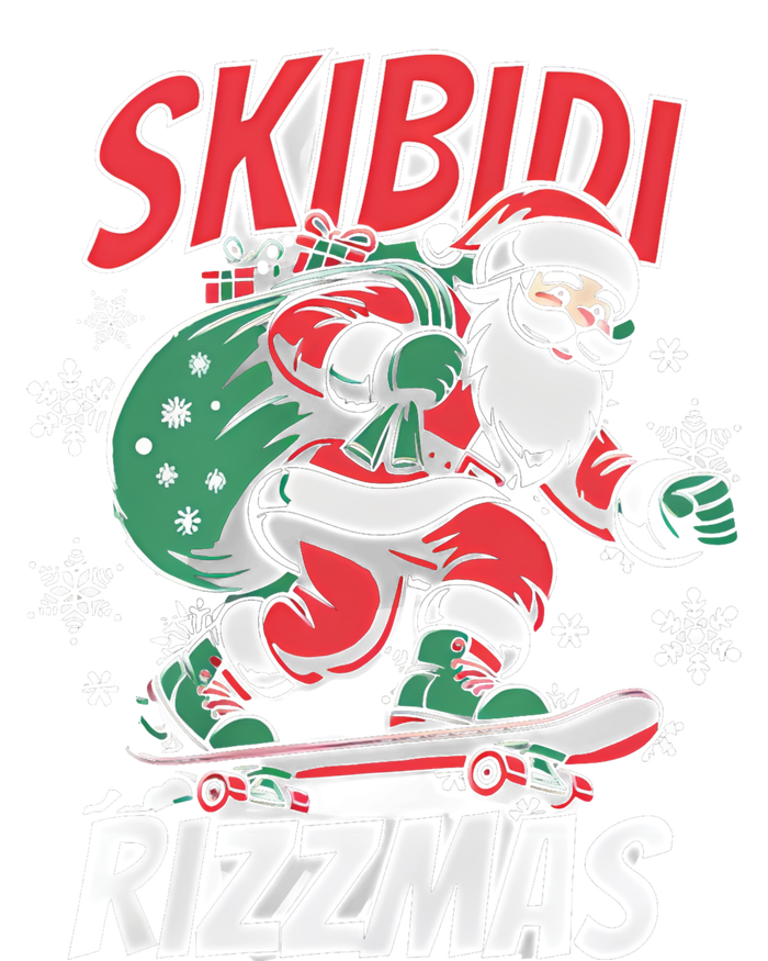 Skbidi Rizzmas Santa Claus Skateboard Xmas Christmas Holiday T-Shirt