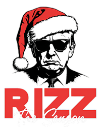 Rizz The Season Christmas Holiday Xmas Donald Trump President T-Shirt