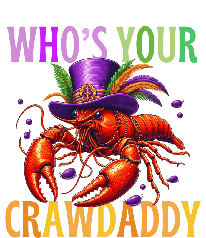 Funny Mardi Gras Crawfish With Beads And Feathers T-Shirt