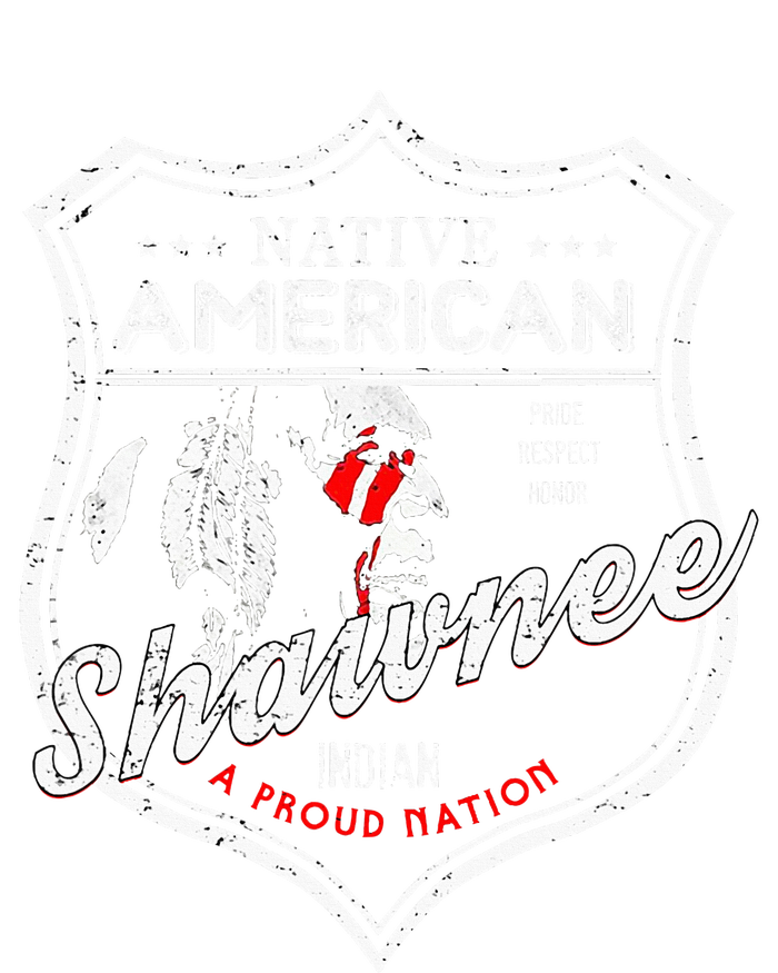 Shawnee Tribe Native American Indian Strong Pride Badge T-Shirt