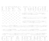 LifeS Tough Get A Helmet Man Usa Flag Women's Racerback Tank