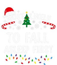 Most Likely To Fall Asleep First Funny Family Christmas Sustainable Knit Beanie