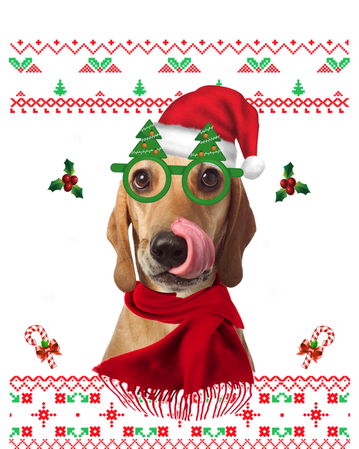 Treeing Walker Coonhound Dog Santa Hat Xmas Ugly Christmas Cute Gift Tie-Dye T-Shirt