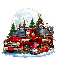 Two Santa Russian Blue Cats On Pickup Truck Gnome Christmas Cute Gift T-Shirt