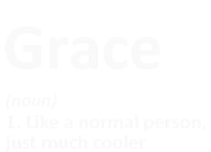 Grace Definition Personalized Name Funny Birthday Gift Idea Daily Commute Backpack