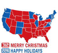 2024 Electoral Map Merry Christmas Trump Landslide Holiday Cooling Performance Crew T-Shirt