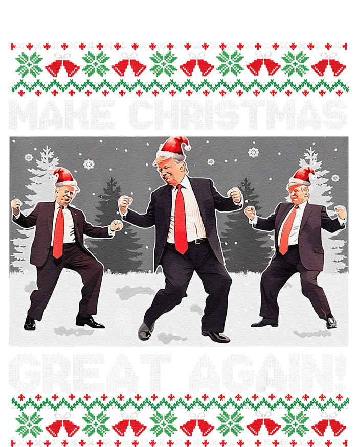 Santa Trump Dance Make Christmas Great Again Ugly Sweater T-Shirt