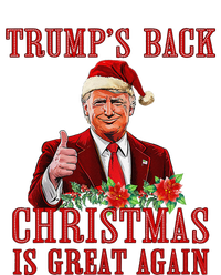 Funny Trump Back Santa Claus Make Christmas Great Again 2024 T-Shirt