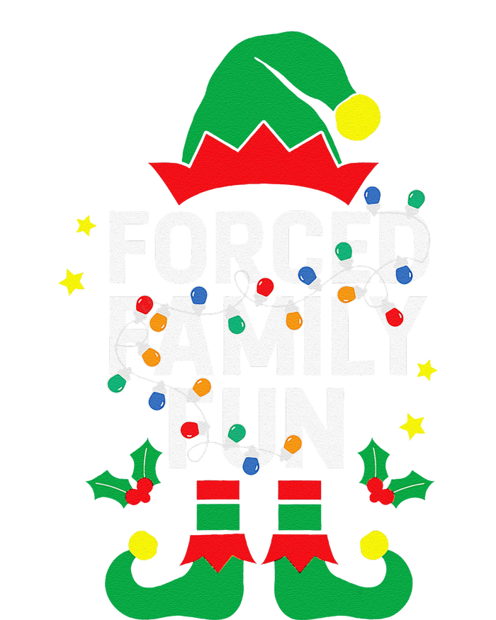 Funny Elf Forced Family Fun Sarcastic Christmas Pajama T-Shirt