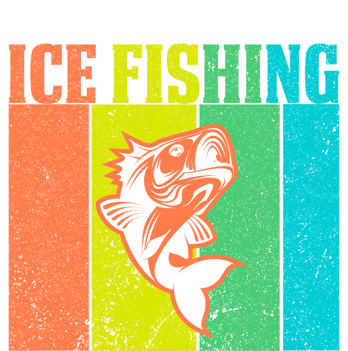 Ice Fishing Vintage Retro T-Shirt