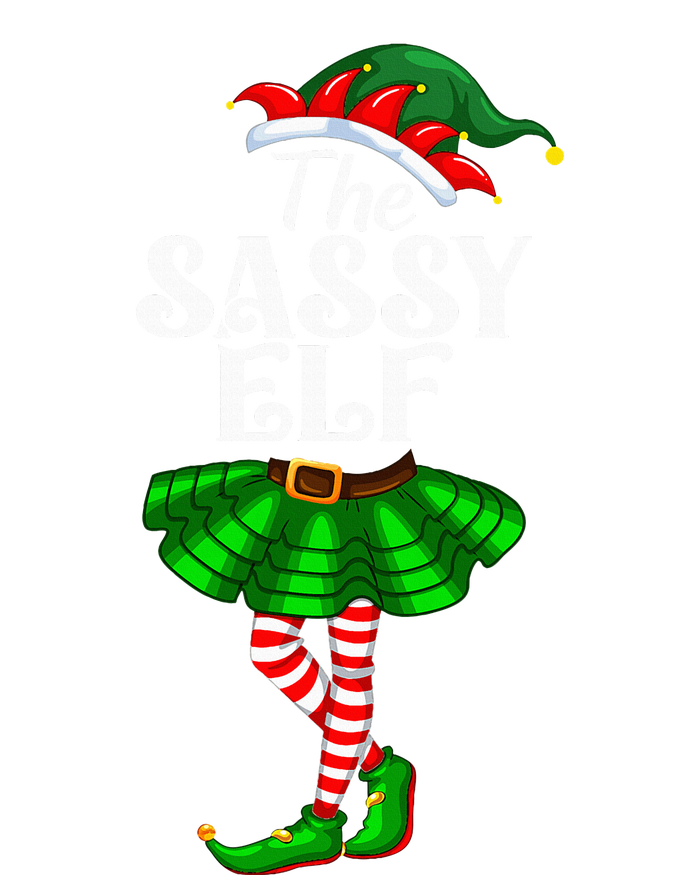 The Sassy Elf Xmas Funny Christmas Matching Family Pajama T-Shirt