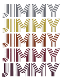 Graphic 365 First Name Jimmy Retro Pattern Vintage Style Toddler Fine Jersey T-Shirt