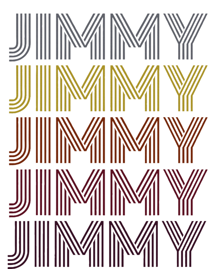 Graphic 365 First Name Jimmy Retro Pattern Vintage Style Toddler Fine Jersey T-Shirt