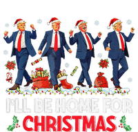 ILl Be Home For Christmas Santa Funny Trump Xmas Pajamas Cooling Performance Crew T-Shirt