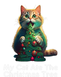 My Cat Ate The Christmas Tree Festive Holiday Apparel T-Shirt