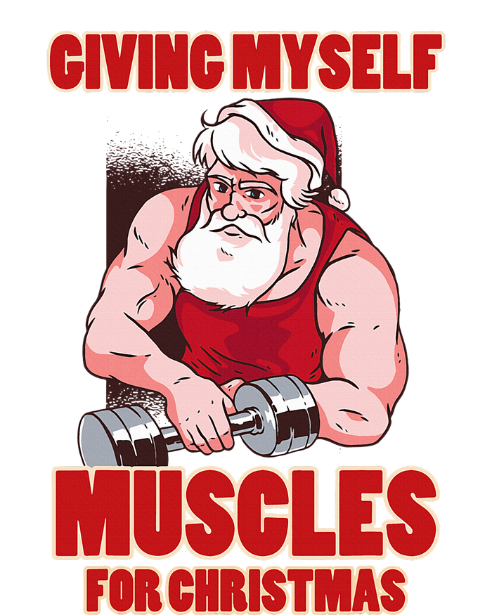 Muscle Xmas Weightlifting Santa Claus Costume Snow Christmas Mousepad