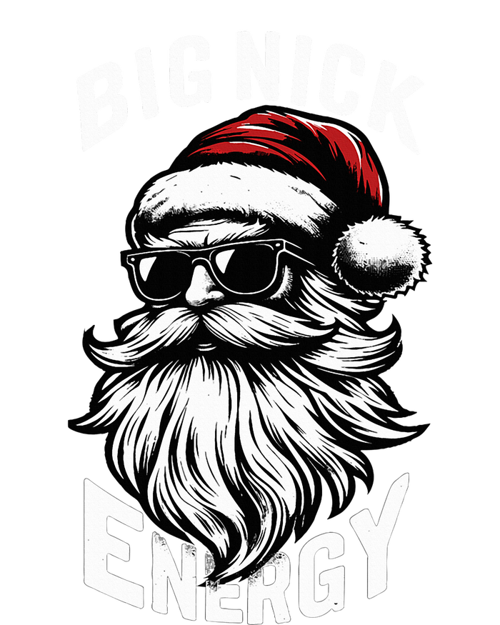 Big Nick Energy Funny Santa Christmas T-Shirt