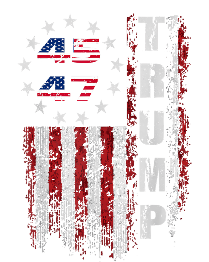 American Made Trump Merchandise Flag Trump 45 47 Trump 2025 T-Shirt