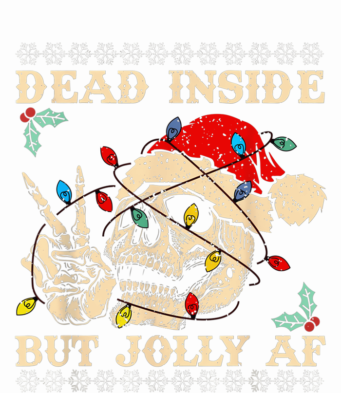 Festive Sarcastic Snarky Skeleton Ugly Christmas T-Shirt