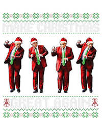 Santa Trump Dance Make Christmas Great Again Ugly Sweater Cooling Performance Crew T-Shirt