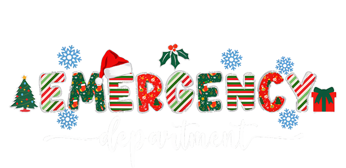 Emergency Department Er Nurse Christmas Emergency Room T-Shirt