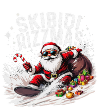 Funny Skibid.I Rizzmas Funny Santa Claus Skating Board Xmas T-Shirt