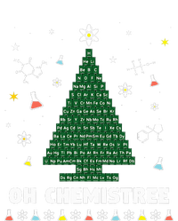 Oh Chemistree Periodic Table Chemistry Christmas Tree Womens Funnel Neck Pullover Hood