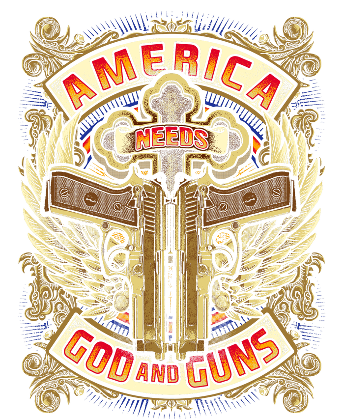 America Needs God And Guns Hoodie