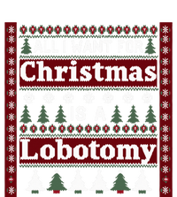 All I Want For Christmas Is A Lobotomy Ugly Christmas T-Shirt