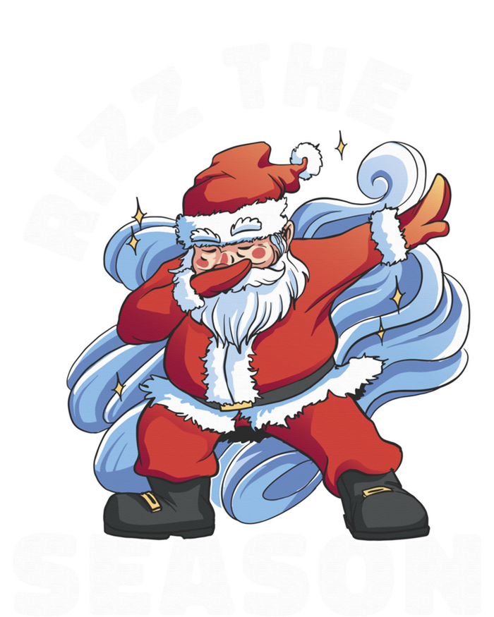 Funny Christmas Riz Zmas Santa Xmas Rizz The Season Bruh V-Neck T-Shirt