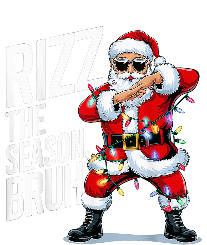 Funny Christmas Riz Zmas Santa Xmas Rizz The Season Bruh T-Shirt