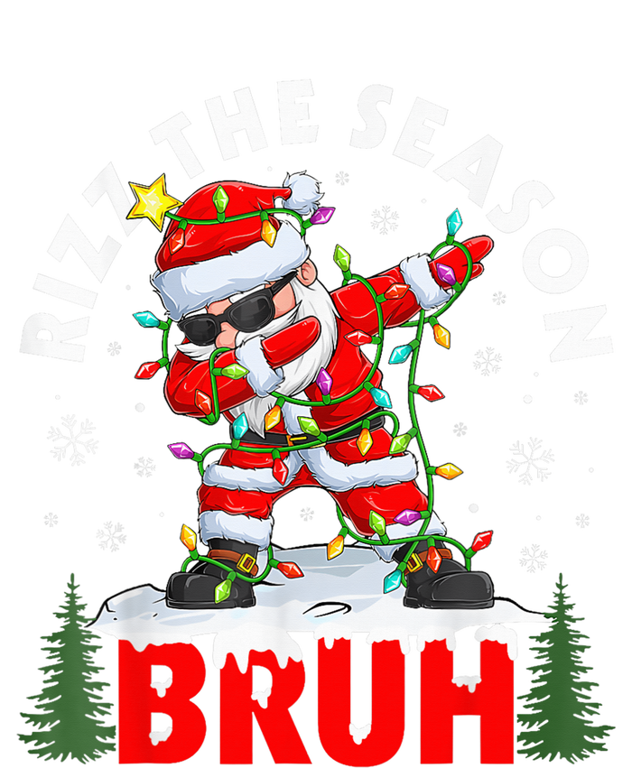 Funny Christmas Rizz Mas Santa Xmas Rizz The Season Bruh T-Shirt