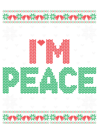 I Come In Peace IM Peace Matching Ugly Christmas Sweater Ladies Long Sleeve Shirt