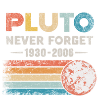 Never Forget Pluto Retro Style Funny Space Science T-Shirt