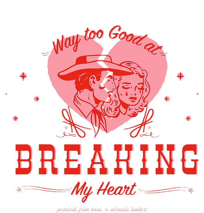 Miranda Lambert Breaking My Heart Postcards From Texas Tie-Dye Long Sleeve Shirt