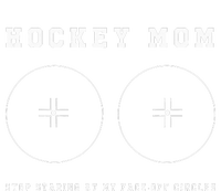 Hockey Mom Stop Staring At My Faceoff Circles Tall Long Sleeve T-Shirt