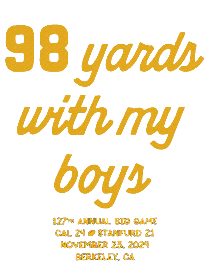 98 Yards With My Boy Toddler Long Sleeve Shirt