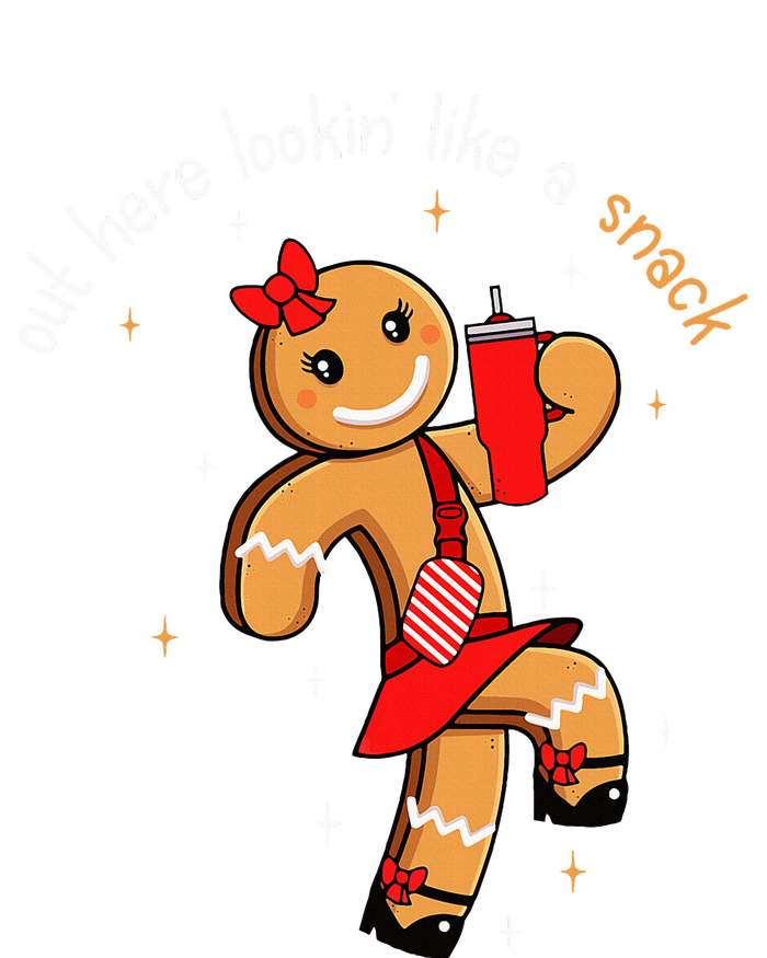 Out Here Looking Like A Snack Boujee Xmas Gingerbread T-Shirt