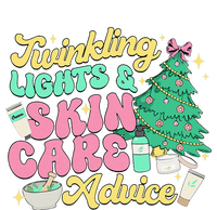 Twinkling Lights & Skin Care Advice Dermatology Nurse Xmas T-Shirt