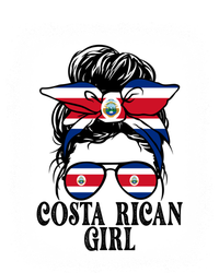 Messy Bun Costa Rica Flag Costa Rican S Gift T-Shirt