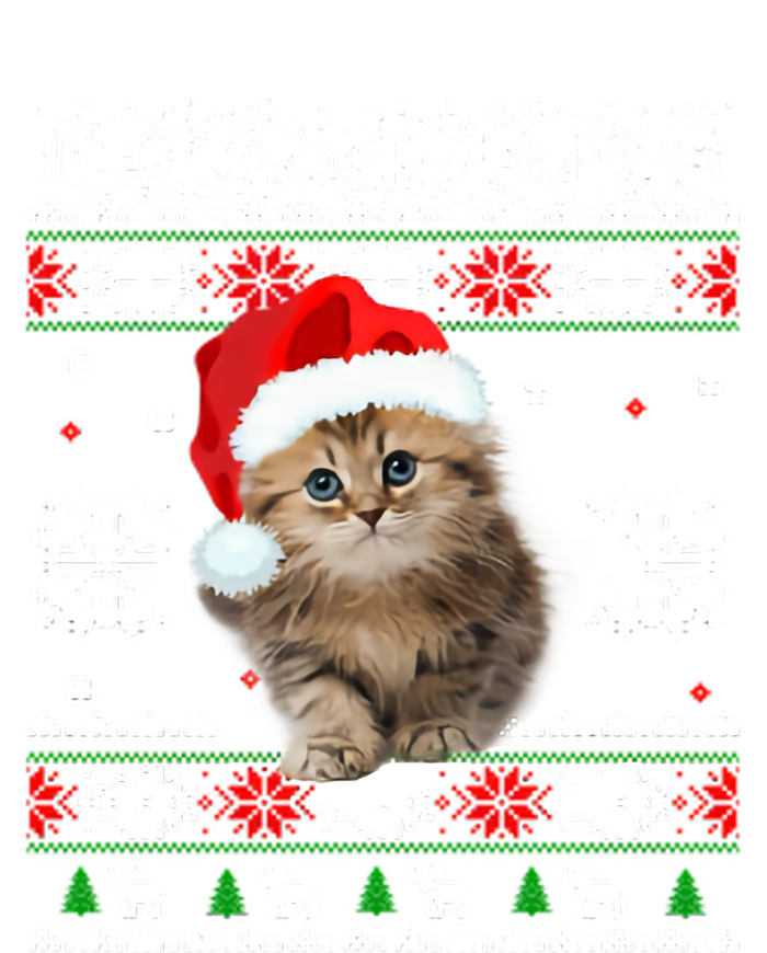 Meowy Christmas Kitten Cat Kitty Canvas