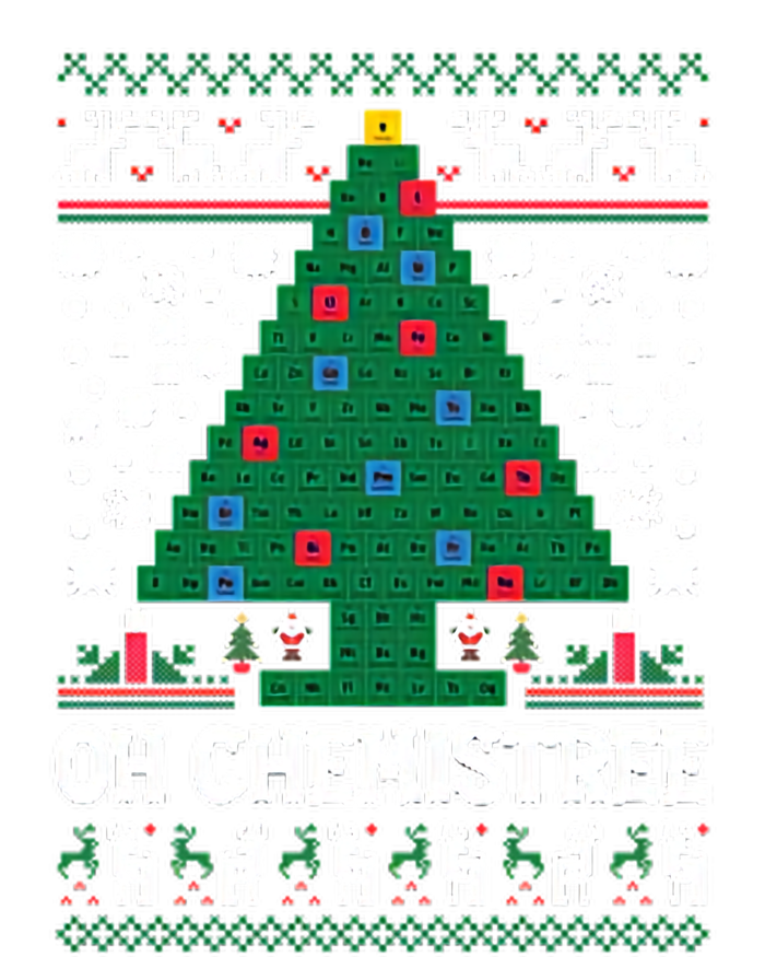 Oh Chemistree Funny Science Periodic Christmas Poster