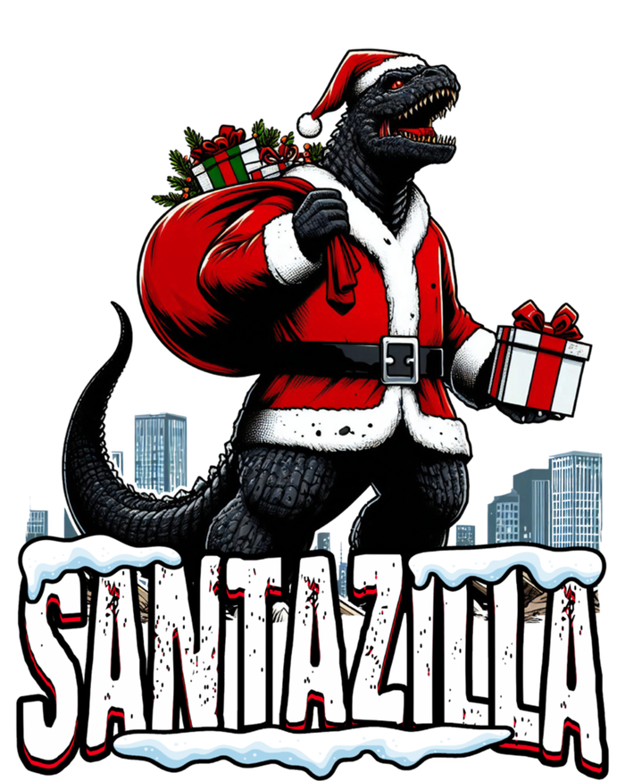 Santazilla Kaiju Santa Christmas Japanese Monster Xmas Cool Gift Sweatshirt