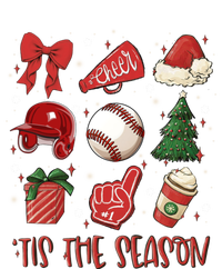 Tis The Season Coquette Bow Baseball Coffee Merry Christmas Funny Gift Mesh Reversible Basketball Jersey Tank