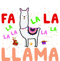 Fa La La Llama Funny Llama Christmas Garment-Dyed Heavyweight T-Shirt