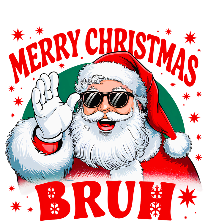 Merry Christmas Bruh Santa Claus Funny T-Shirt