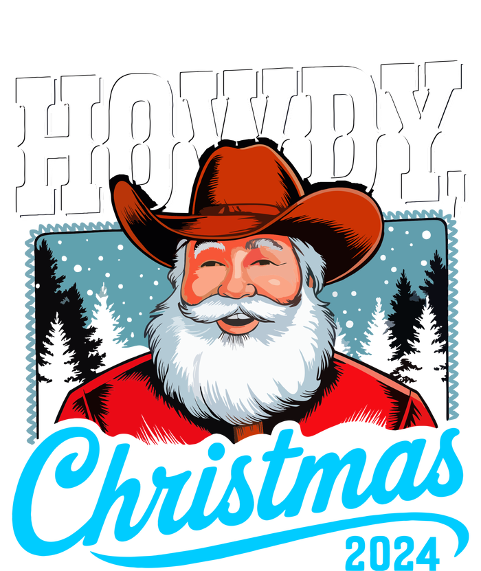 Cowboy Santa Howdy Christmas 2024 Mousepad