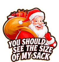 Funny Santa Claus You Should See The Size Of My Sack Kids Tie-Dye T-Shirt